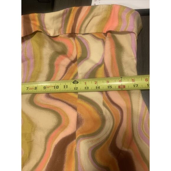 Wild Fable Women's Size Large Twill Tube Bodycon Dress Neutral Wave Boho Retro - Picture 8 of 14